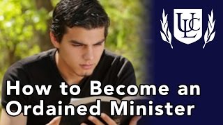 ordained minister become