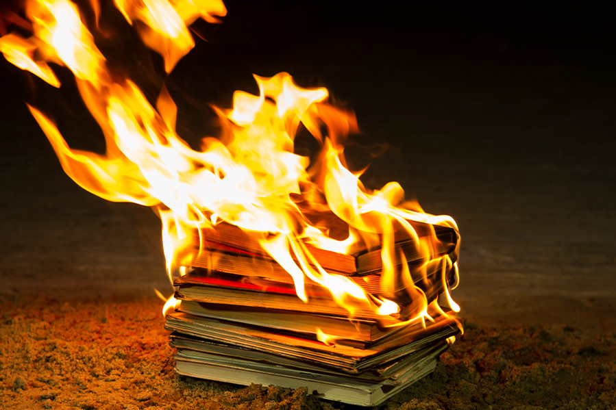 TN Pastor Purges 'Demonic' Books in Bonfire; Protesters Burn Bible in ...