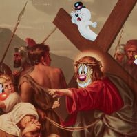 "Looney Tunes Jesus" Artwork Pulled From Gallery Following Violent Threats