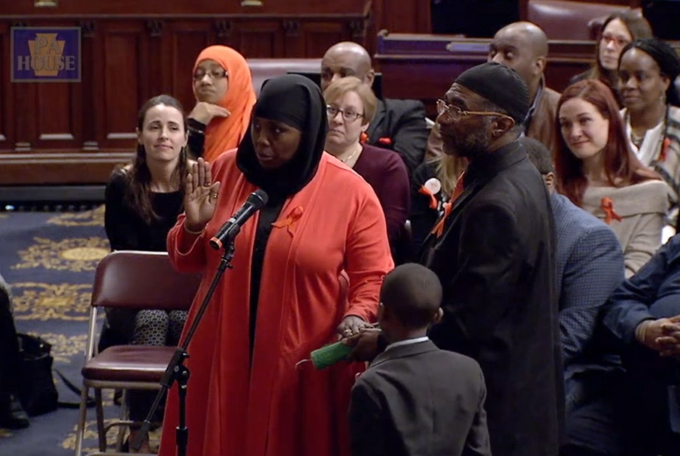 Rep. Movita Johnson-Harrell swearing in ceremony