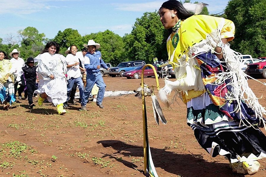 traditional apache sunrise dance