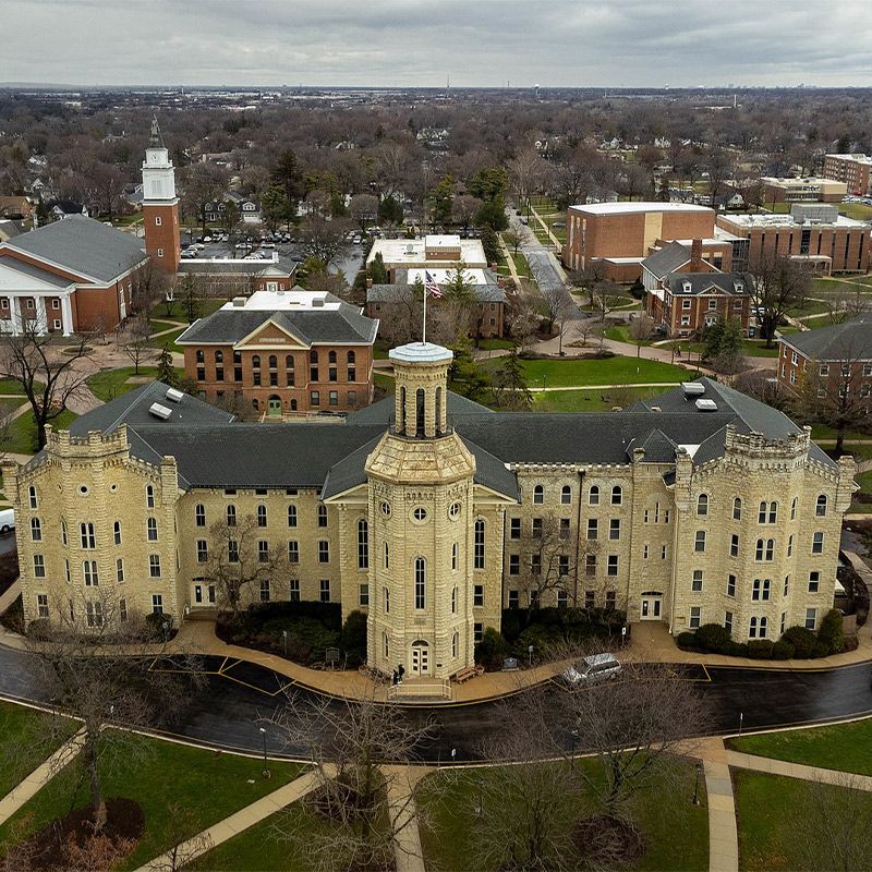 blanchard hall at wheaton college in illinois