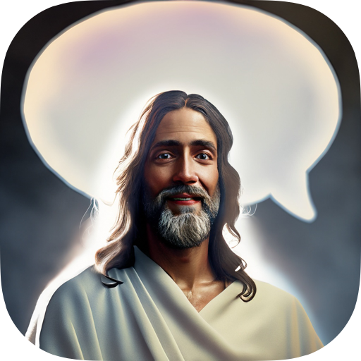 Jesus with a text bubble