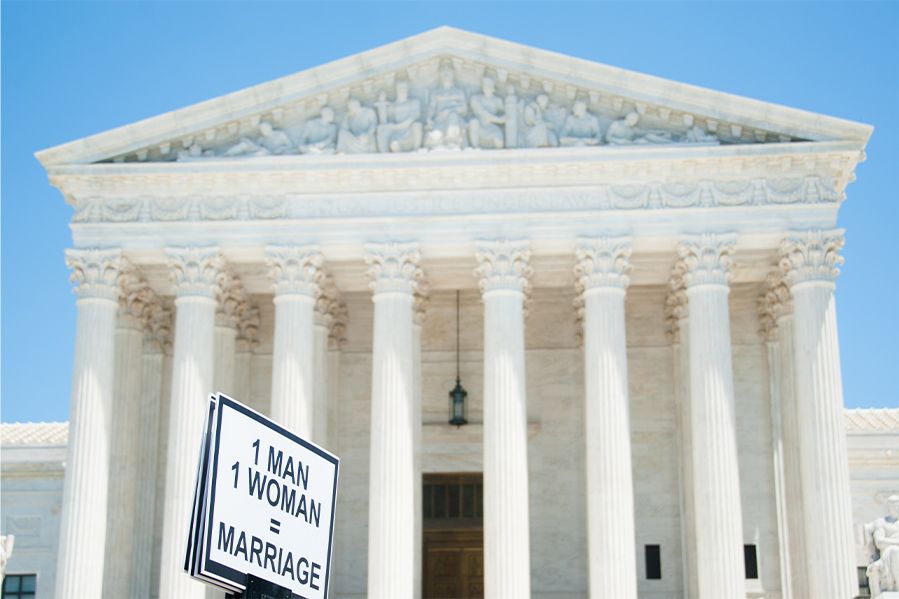 sign outside us supreme court opposing gay marriage