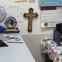 Teacher Who Refused to Remove Crucifix From Classroom Placed on Leave