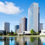 The city skyline for Alameda County, California.