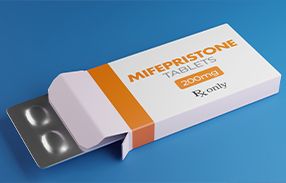 package of abortion drug mifepristone