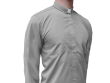 Long Sleeve Clergy Shirt Grey
