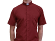 Red Short-Sleeve Clergy Shirt