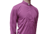 Long Sleeve Clergy Shirt Purple