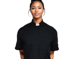 Black Short-Sleeve Clergy Shirt