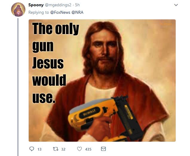 what is the purpose of the visit jesus christ gun